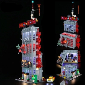 MOC  Compatible  LED Light Kit For 76178 Daily Bugle Building Blocks Set (NOT Include the Model) Bricks DIY Toys