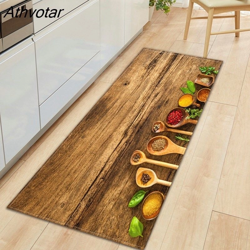 Modern Kitchen Mat Combo - Spices Design