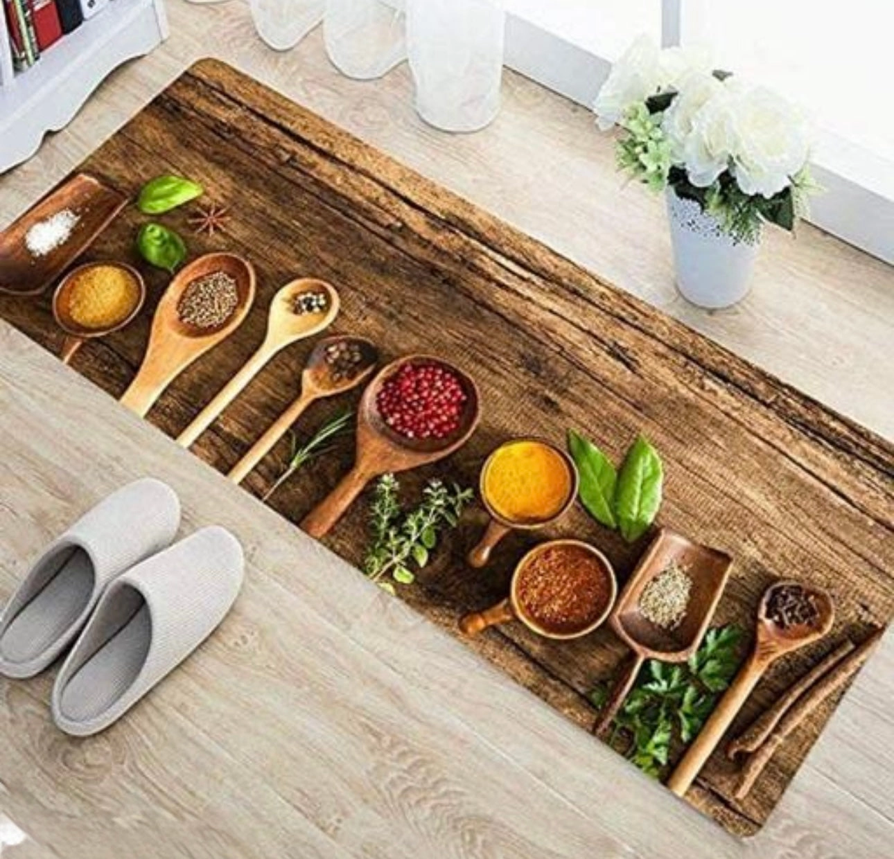 Modern Kitchen Mat Combo - Spices Design