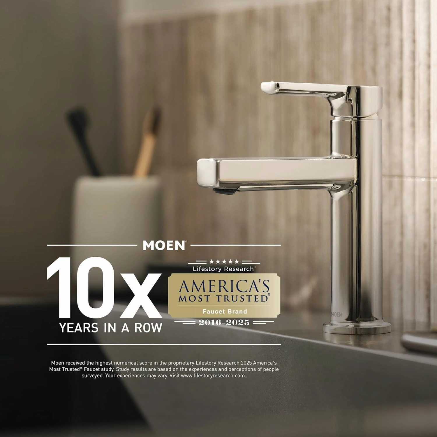 Moen Dartmoor Brushed Nickel Two-Handle High Arc Widespread Bathroom Sink Faucet for 3-Hole Setups with Valve Included, TV6805BN
