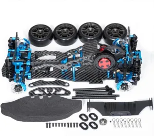 MOHERO 1/10 RC Chassis Frame Kit Sakura D5 Mini MR RC Flat Road Drift Car Chassis Kit Upgrade Part