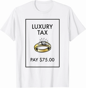 Monopoly Board Game Luxury Tax Pay $75 Classic T-Shirt