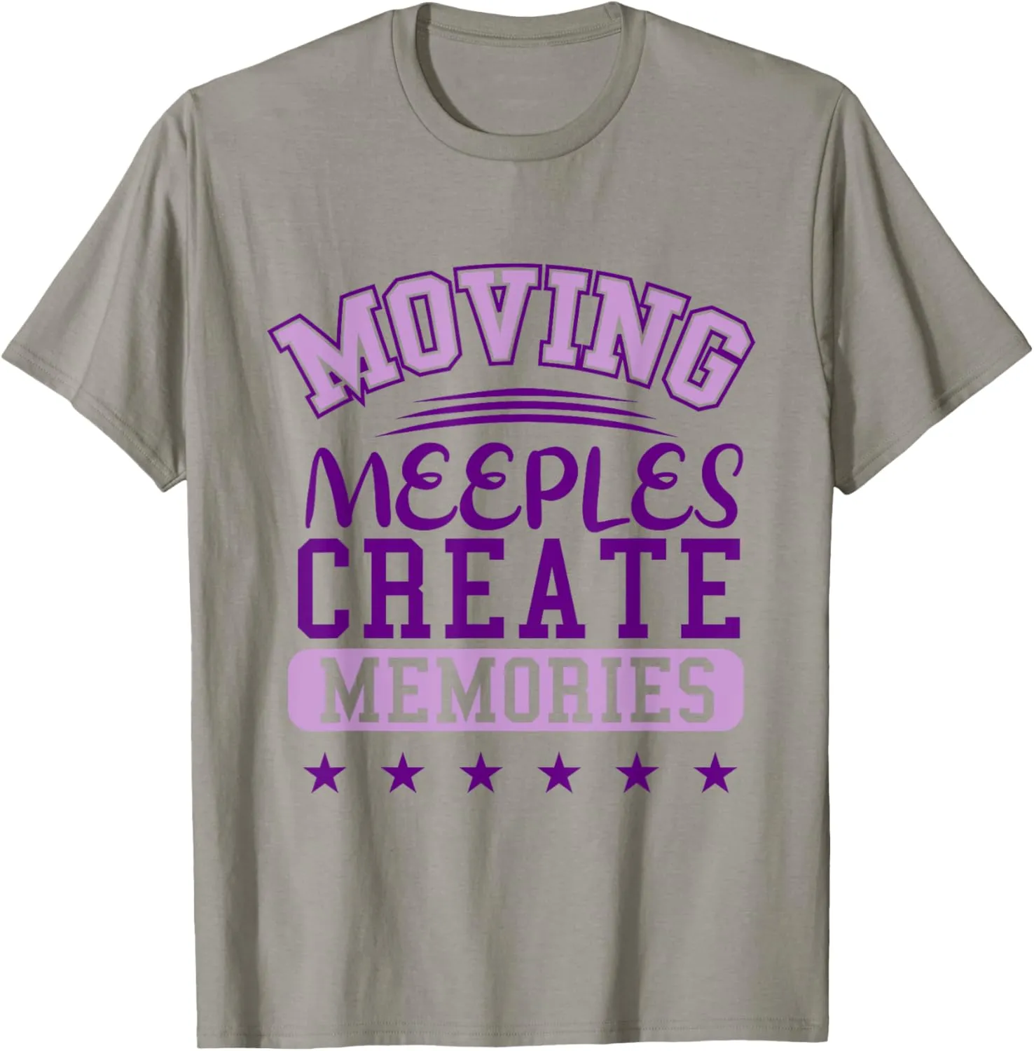 Moving Meeples Create Memories Board Games T-Shirt