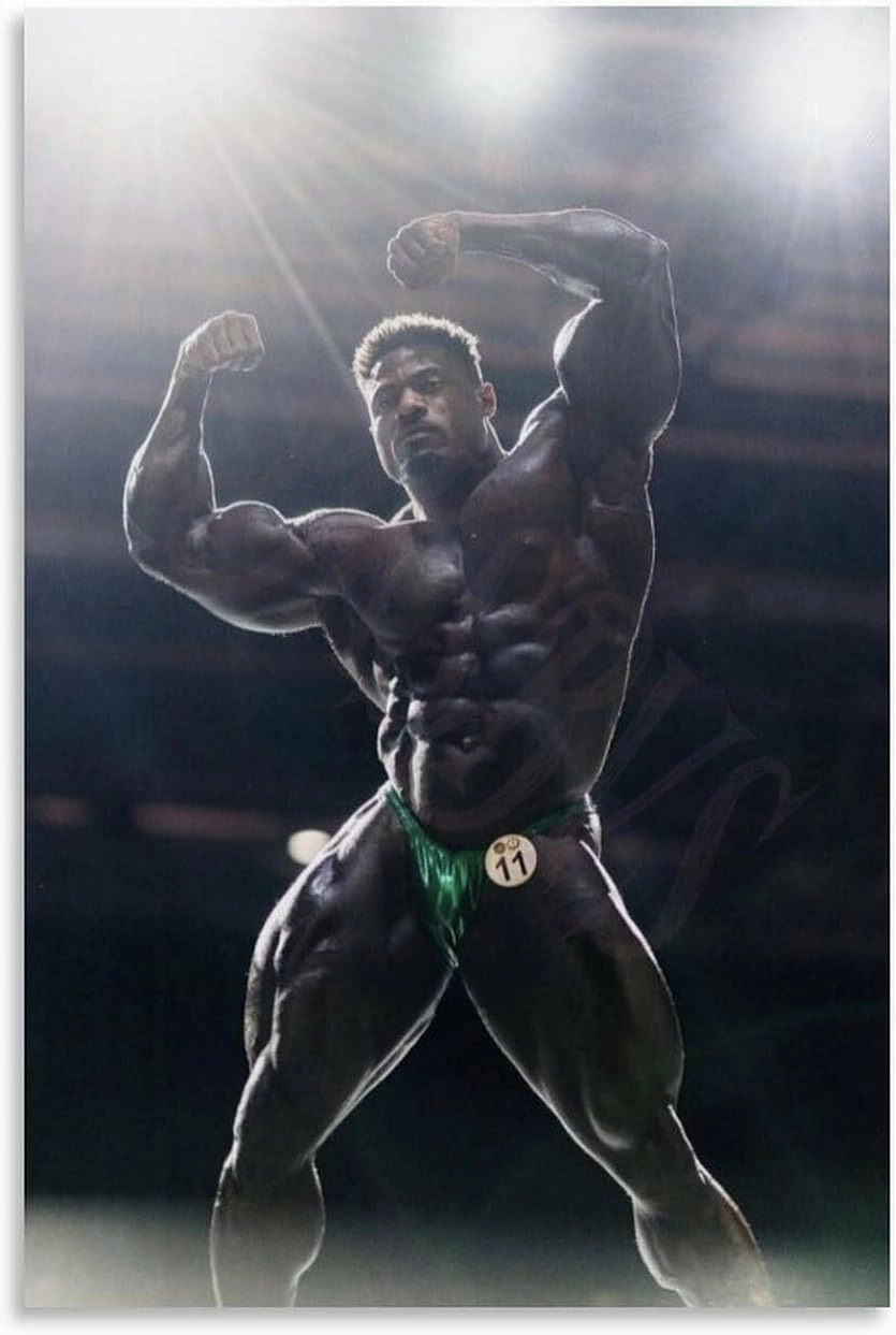 Mr. Bodybuilder Andrew Jacked Sexy Muscle Poster (2) Canvas Painting Posters And Prints Wall Art for Living Room Bedroom Decor 08x12inch(20x30cm) Unframe-style