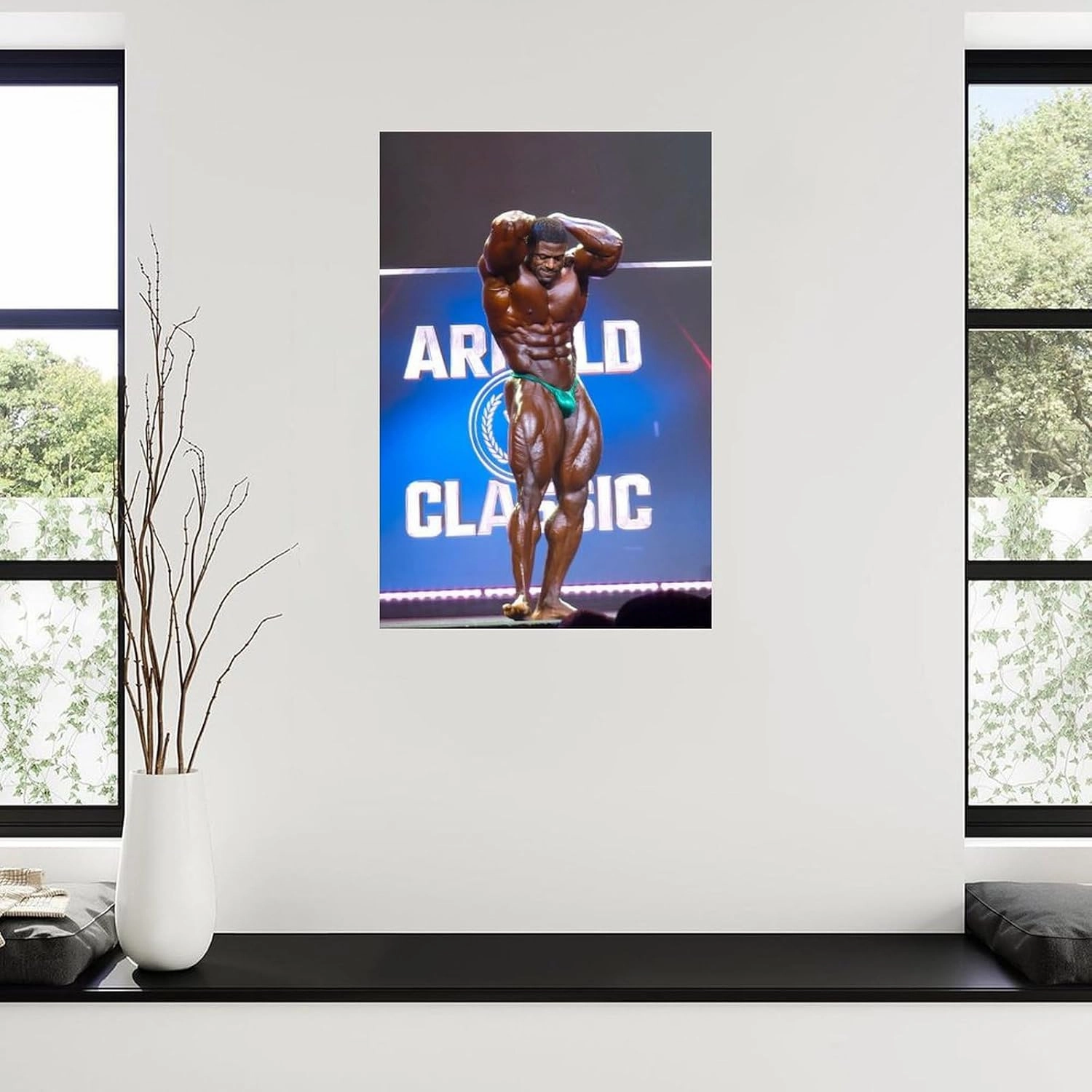 Mr. Bodybuilder Andrew Jacked Sexy Muscle Poster (3) Canvas Painting Wall Art Poster for Bedroom Living Room Decor 12x18inch(30x45cm) Unframe-style
