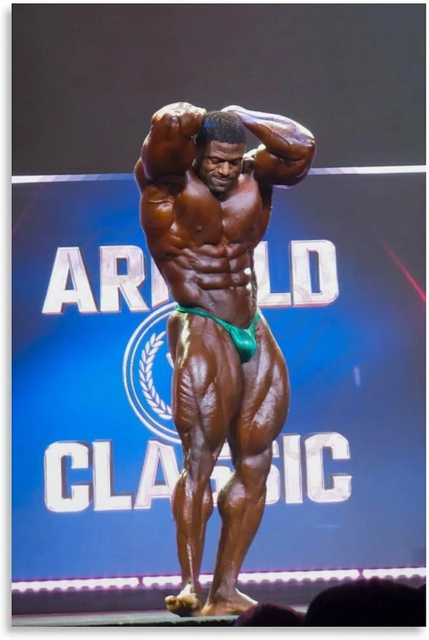 Mr. Bodybuilder Andrew Jacked Sexy Muscle Poster (3) Canvas Painting Wall Art Poster for Bedroom Living Room Decor 12x18inch(30x45cm) Unframe-style