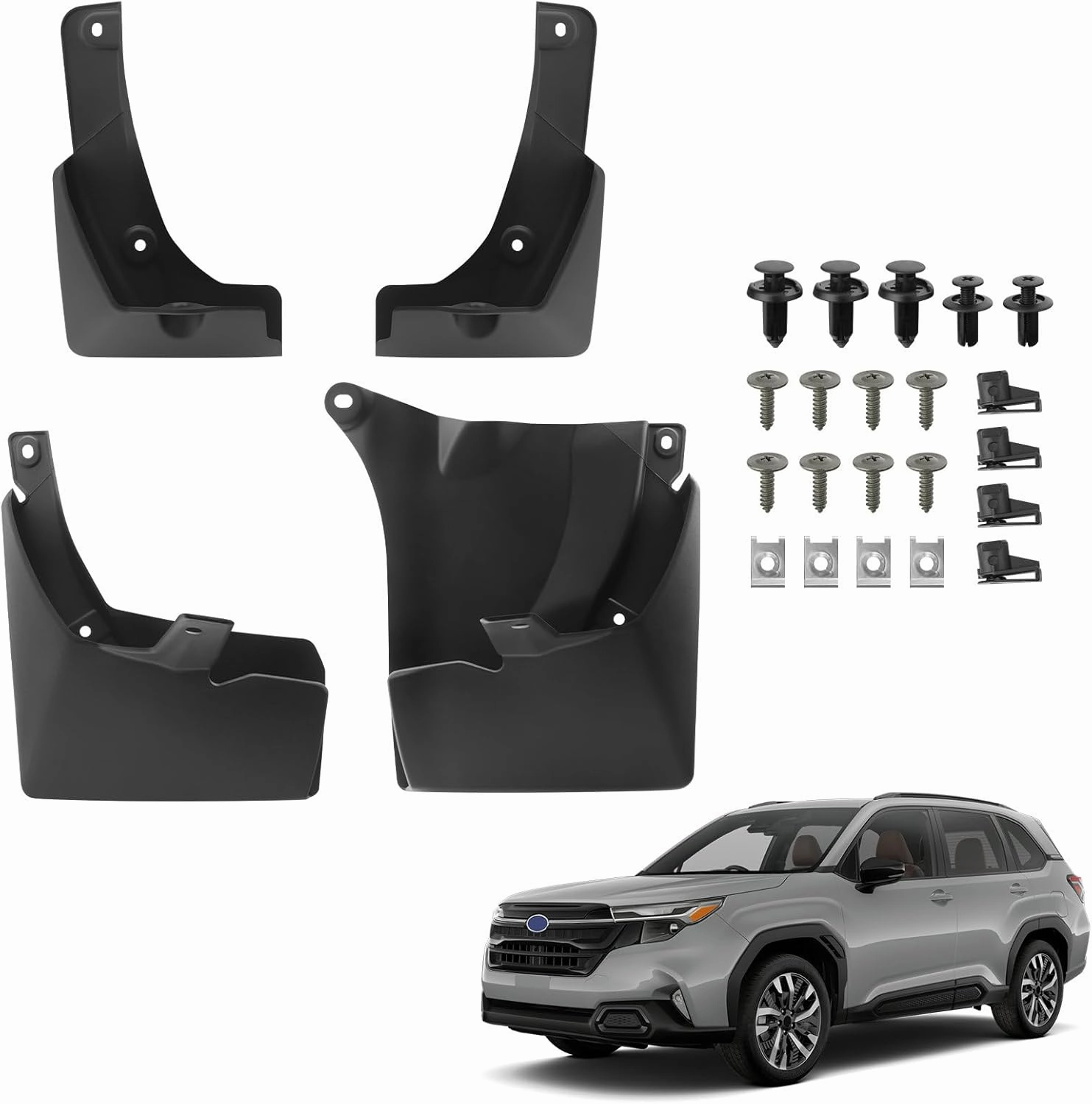 Mud Flaps Fit for Subaru Forester 2025 , Mud Guards 4pcs Fender Guards Compatible with Subaru Forester Accessories 2025