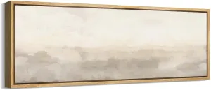 MUDECOR Large Framed Canvas Print Wall Art Minimalist Neutral Landscape Abstract Horizon Line Antique Retro Fine Art Illustrations Decorative Colorful Multicolor for Bedroom - 60"x20"
