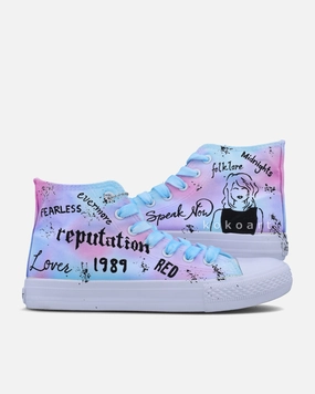 Music Hand Painted Shoes