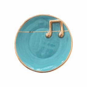 Music Notation Ceramic Plate