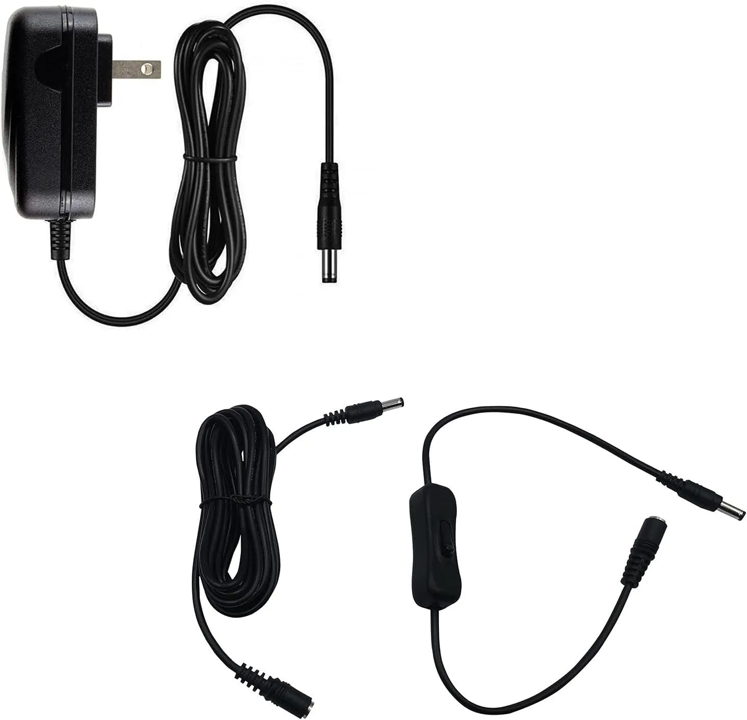MyVolts 9V Power Supply Adaptor Compatible with Fulltone Mini-Deja Vibe 2 Effects Pedal - US Plug with Extension and ON/Off Switch