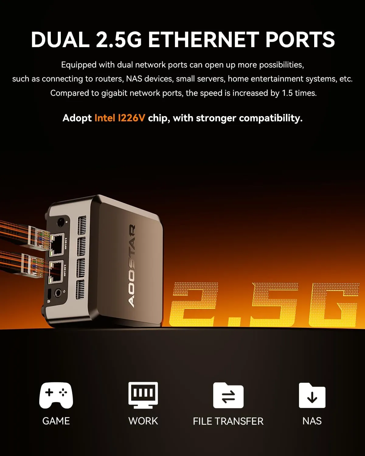 N1 PRO Intel N150(Upgraded N100) 12GB LPDDR5 RAM 256GB M.2 2242 SSD with 2 x 2.5GbE i226-V Chip, Mini Desktop Computers W11 PRO, 4K Triple Display/Full-Featured USB-C/for Home Office Business