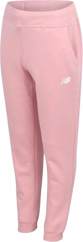 New Balance Girls' Sweatpants - Soft Cotton Blend Fleece Athletic Performance Joggers with Drawstring & Pockets (Sizes: 8-16)