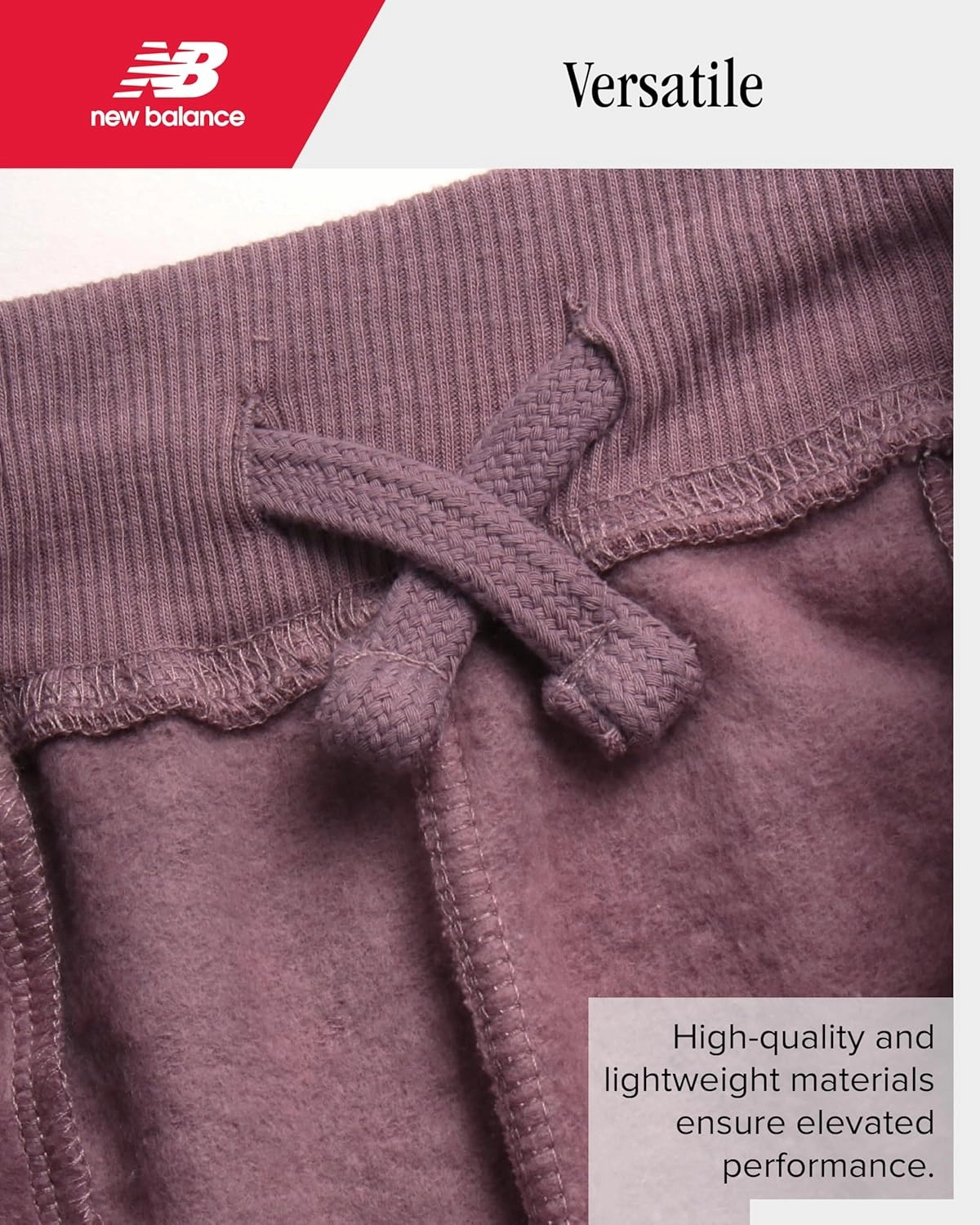 New Balance Girls' Sweatpants - Soft Cotton Blend Fleece Athletic Performance Joggers with Drawstring & Pockets (Sizes: 8-16)