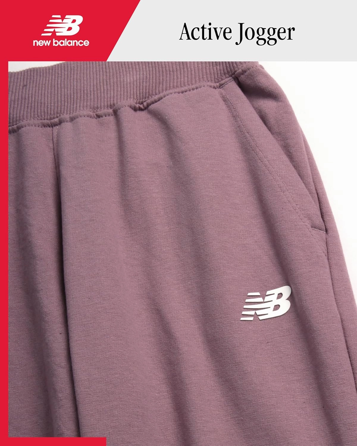 New Balance Girls' Sweatpants - Soft Cotton Blend Fleece Athletic Performance Joggers with Drawstring & Pockets (Sizes: 8-16)