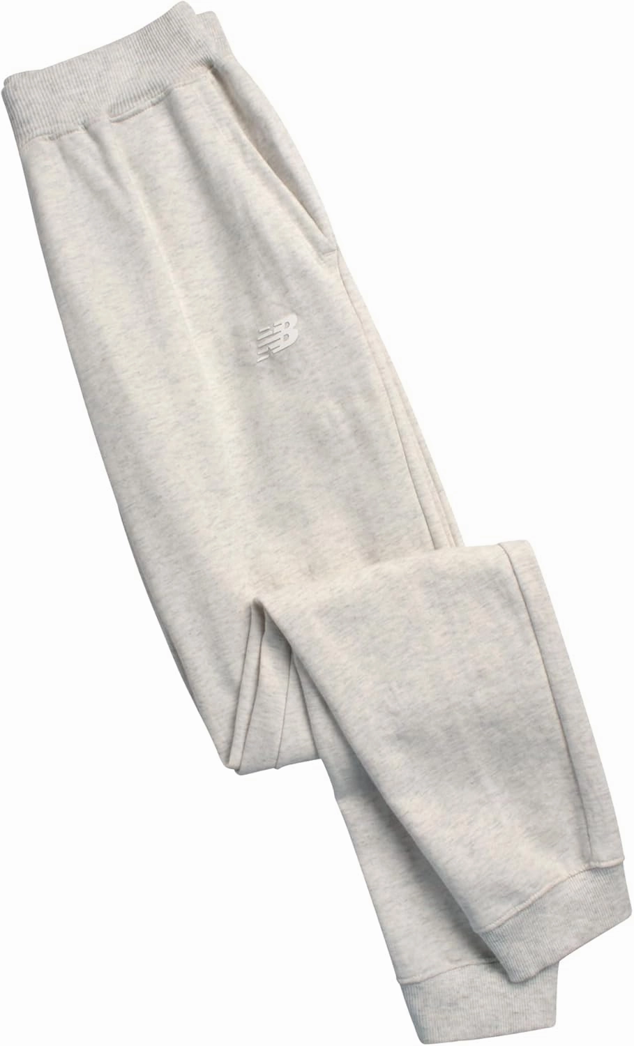 New Balance Girls' Sweatpants - Soft Cotton Blend Fleece Athletic Performance Joggers with Drawstring & Pockets (Sizes: 8-16)