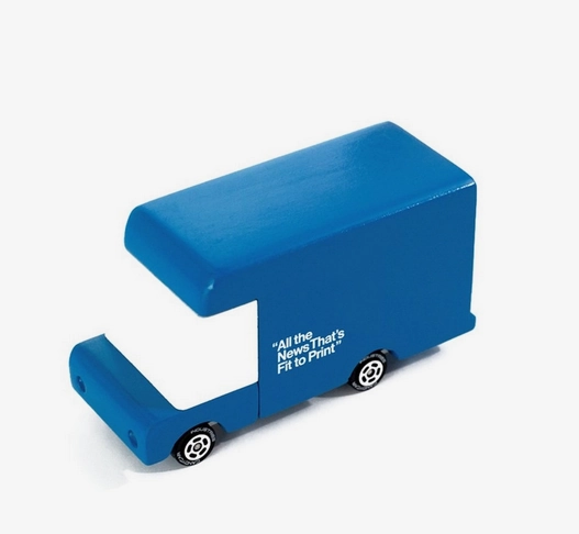 New York Times Van Wooden Diecast