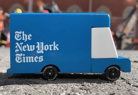 New York Times Van Wooden Diecast