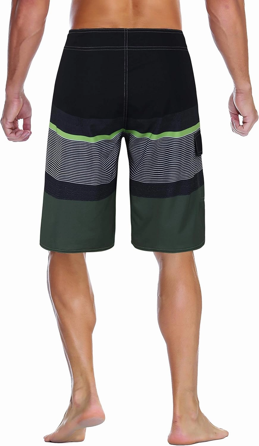 Nonwe Men's Sportwear Quick Dry Board Shorts with Lining
