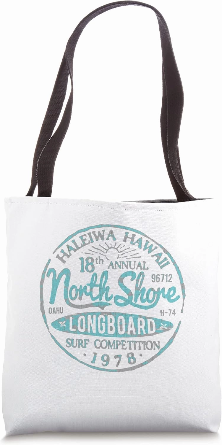 North Shore Hawaii Long Board Surf Tote Bag