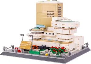 Oichy Building Blocks Set, 902PCS World Famous Architectural Model Kits Guggenheim Museum Toys Building Sets for Adults and Kids