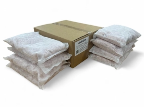 Oil Only Absorbent Pillows - Flexible Oil Absorbent Pillows for Spill Kit & Hazmat Deployment, Absorbing Pillow Made with Recycled Polypropylene Skin - 9"x15" (8 Per Box)