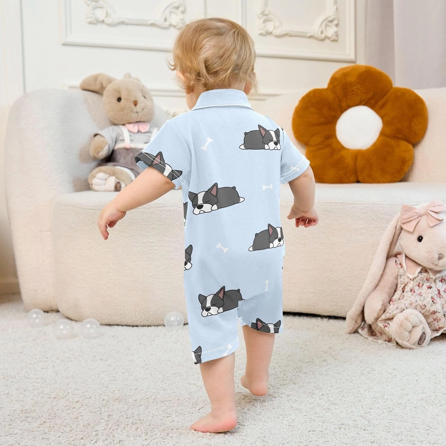 Ollabaky Unisex Baby Romper One Piece Outfit Cotton Clothes Jumpsuits for Boys Girls