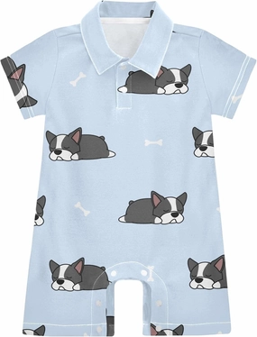 Ollabaky Unisex Baby Romper One Piece Outfit Cotton Clothes Jumpsuits for Boys Girls