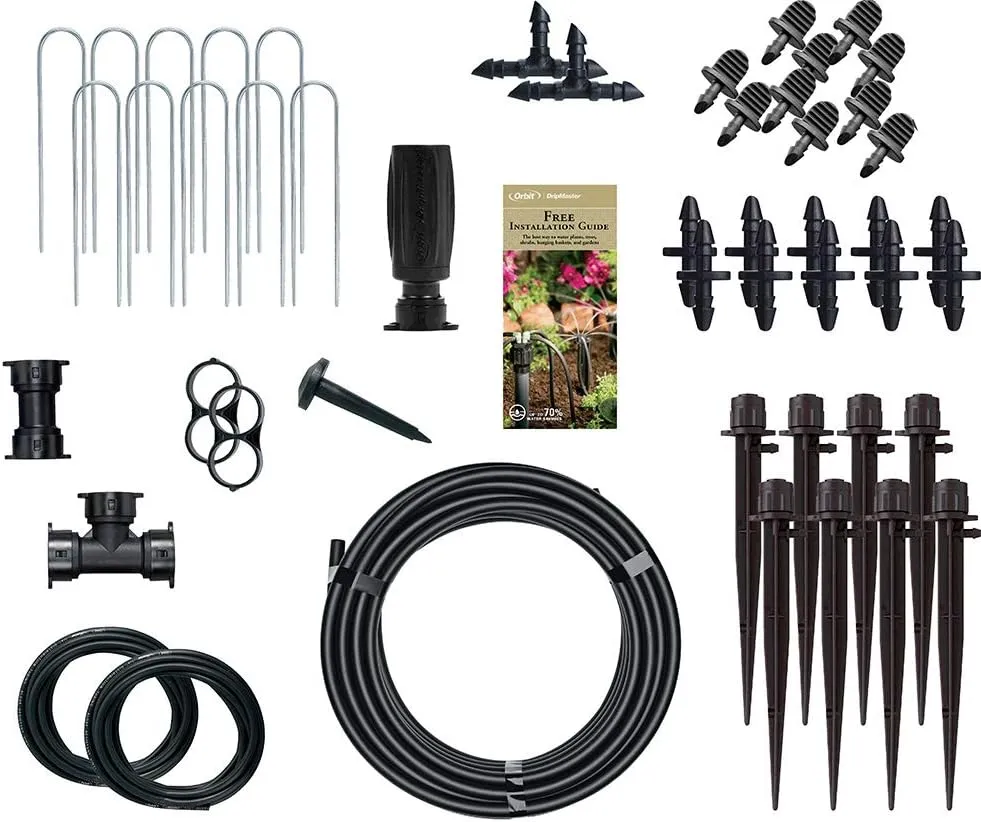 Orbit 69525 Micro Bubbler Complete Drip Irrigation Watering Kit