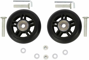 ORO 1 Pair Luggage Wheels Replacement 84x24mm(3.31"x0.94") with 8mm(0.31") Bearings Wheels for Suitcase and Inline Outdoor Skate