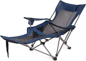 Outdoor Chair Folding Camping Chair Outdoor Folding Camping Chair Recliner Portable Back Fishing Chair Leisure Stool Beach Break Chair Sports Chair Camping Chair Foldable Chair (Color : A)
