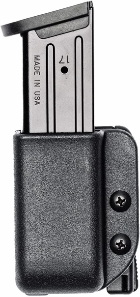 OWB Single Mag Pouch for S&W M&P 9/40, Sig P365, P320 9/40 & More - USA Made - Signature Single Magazine Carrier with Tek-Lok Belt Attachment Clip by Blade-Tech Holsters