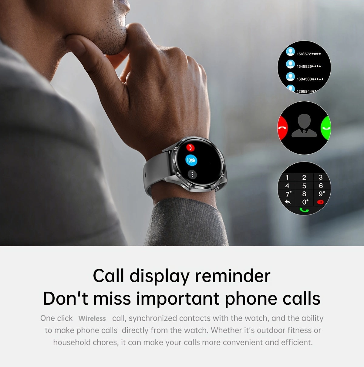 Paearofero - GT5 Pro Smartwatch With HD Display & AI Assist