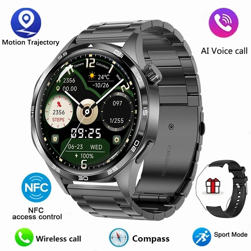 Paearofero - GT5 Pro Smartwatch With HD Display & AI Assist