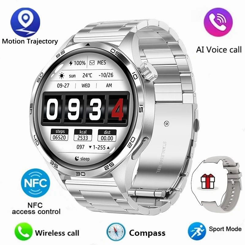 Paearofero - GT5 Pro Smartwatch With HD Display & AI Assist