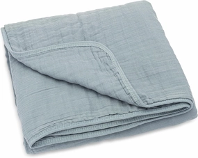 Parker Baby Muslin Blanket | 100% Soft Cotton Toddler Quilt & Baby Muslin Swaddle | Gender Neutral Design 47" x 47" Blanket