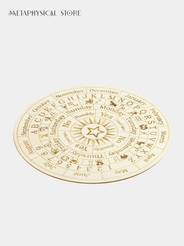 Pendulum board with letters