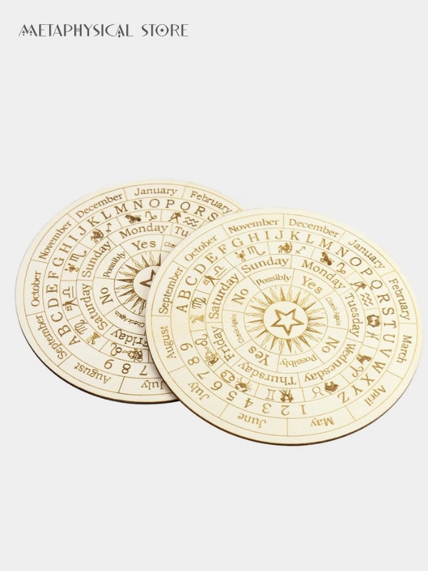 Pendulum board with letters