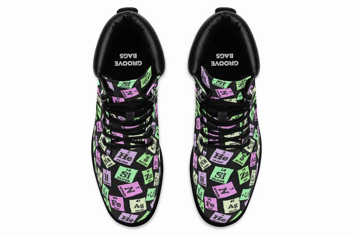 Periodic Table Pattern Classic Vibe Boots