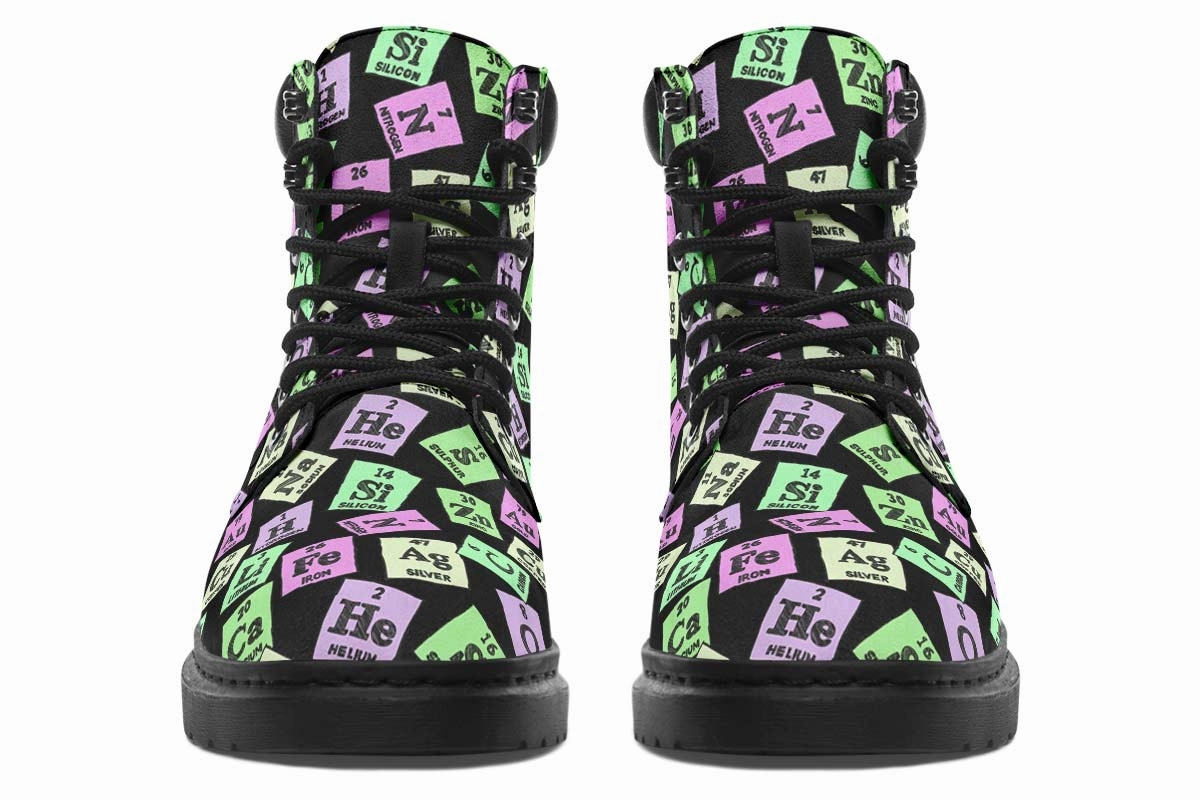 Periodic Table Pattern Classic Vibe Boots