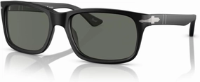 Persol PO3048S Rectangle Sunglasses for Men   BUNDLE With Designer iWear Eyewear Kit