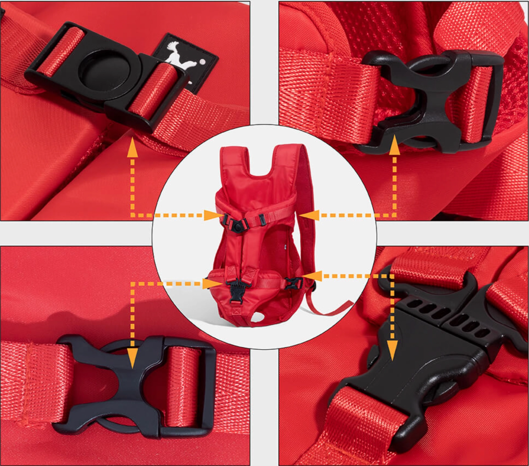 Pet Carrier Dual Backpack
