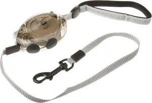 Petmate 10075 Translucent Palm Retractable Pet Leash, Medium, Assorted