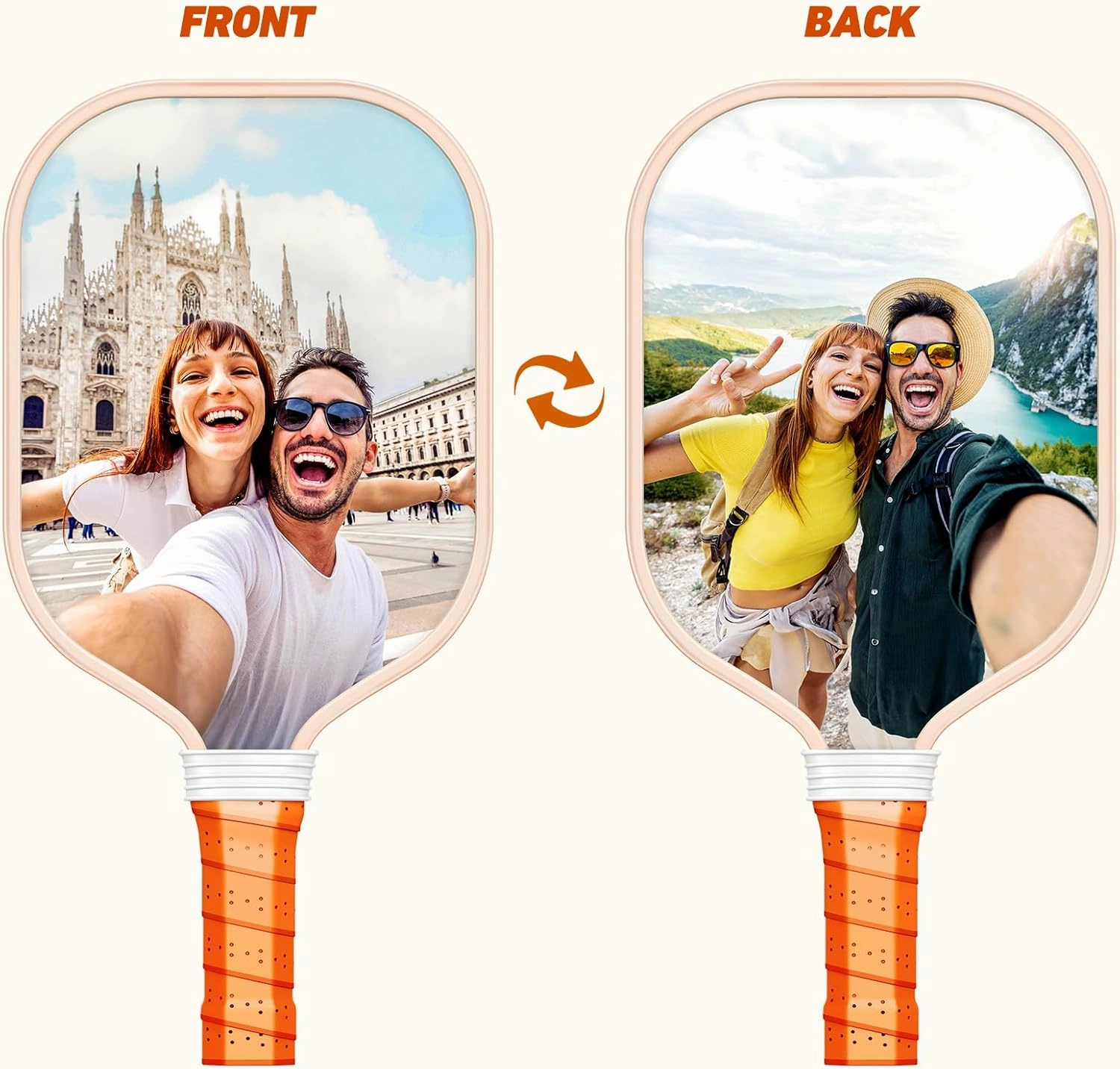 Pickleball Paddles Set of 4, USAPA Approved Pickleball Set of 4 with 4 Pickleball Balls & 1 Carry Bag Premium Wooden Cute Pickle Ball Paddles Rackets Ergonomic Cushion Grip Gifts for Women Youth Men