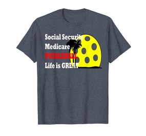 Pickleball Social Security Pickle ball T Shirt