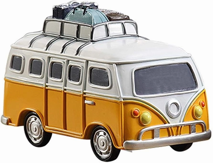 Piggy Bank Child Large Capacity Car Piggy Bank Cute Creative Toy Money Box Birthday Living Room Bedroom Desktop Decoration Good Gifts (Color : Yellow)
