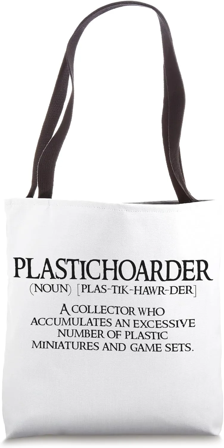 Plastichoarder a collector who accumulates an excessive Tote Bag