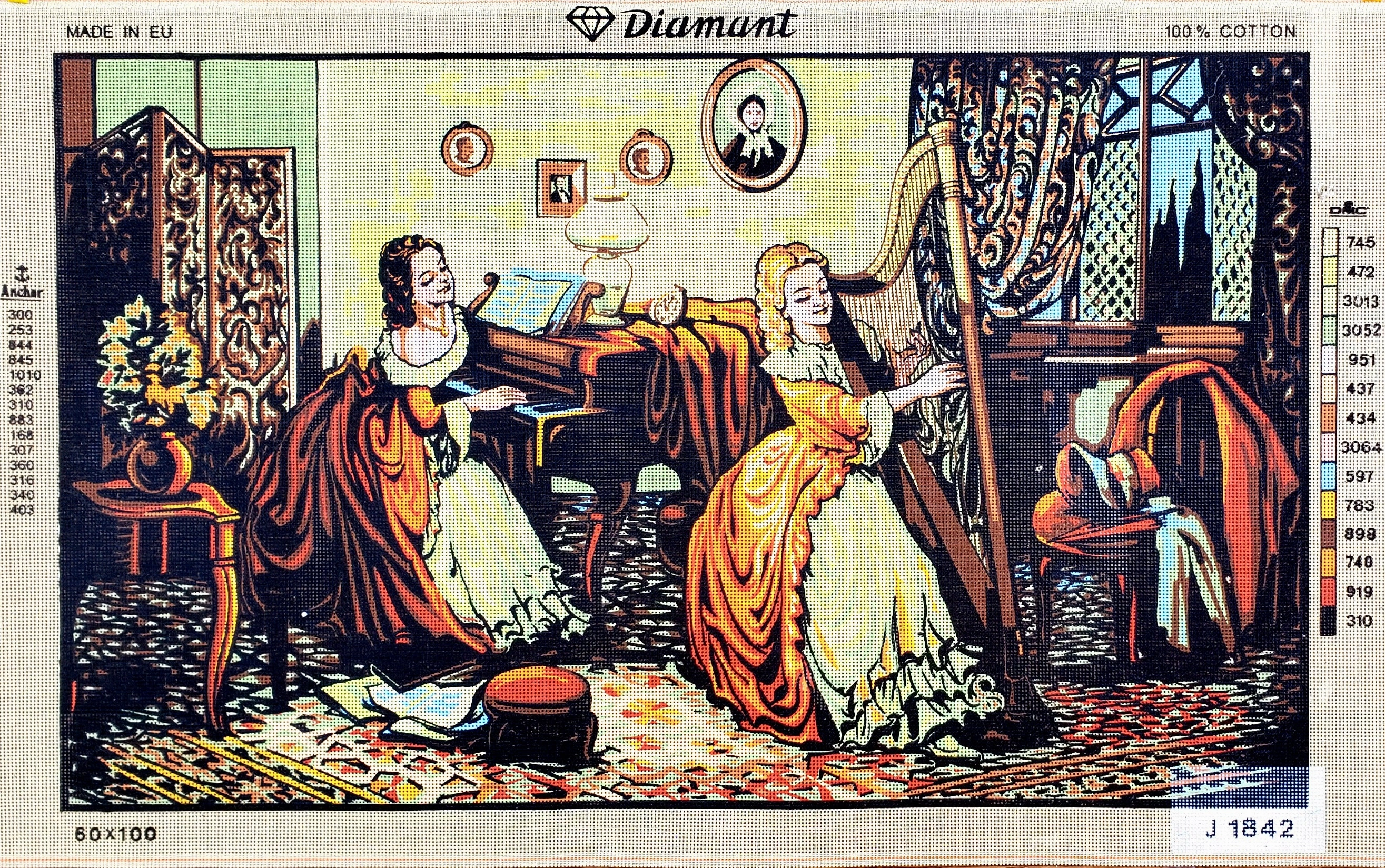 Playing Music. (28"x40") J1842 by GobelinL