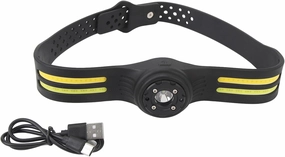 plplaaoo COB Head Light Headlamp Bright Lighting USB Type C Rechargeable Adjustable Angle Comfortable Design for Camping Hiking Outdoor Activities ABS Material 138g Weight