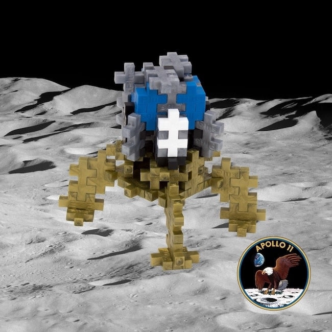 Plus Plus Mini Maker Space Tube - Lunar Lander